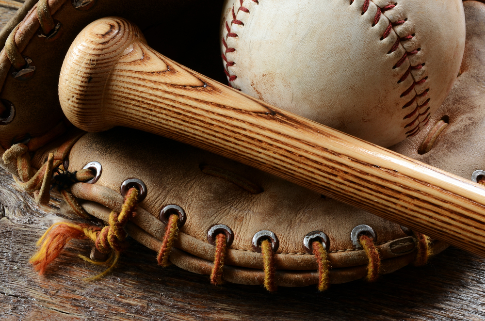 A,Close,Up,Image,Of,An,Old,Used,Baseball,,Baseball